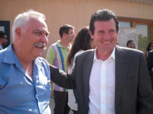 Ximo Ivars saluda a José Ciscar,   vicepresident del Consell